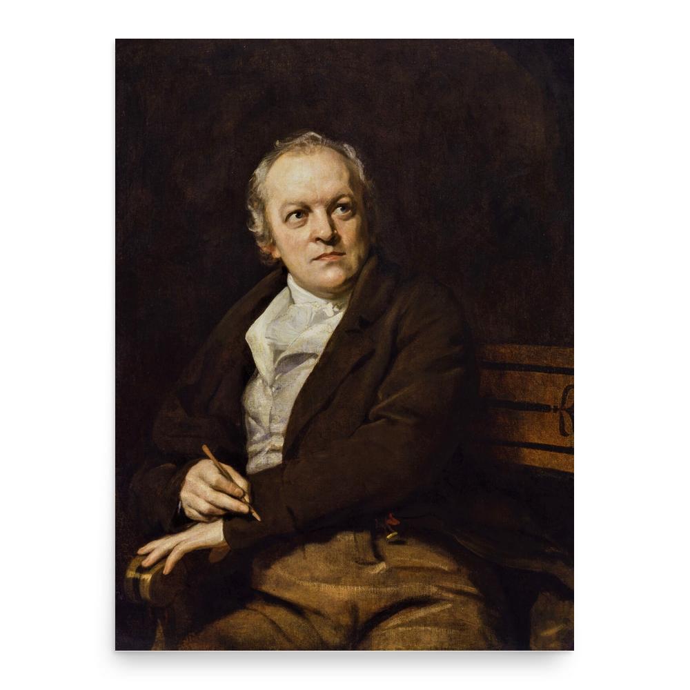William Blake poster print, in size 18x24 inches.
