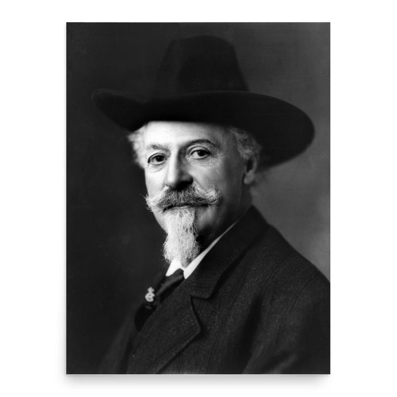 William F. Buffalo Bill Cody poster print, in size 18x24 inches.