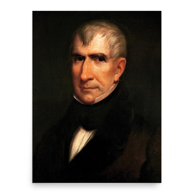 William Henry Harrison poster print, in size 18x24 inches.