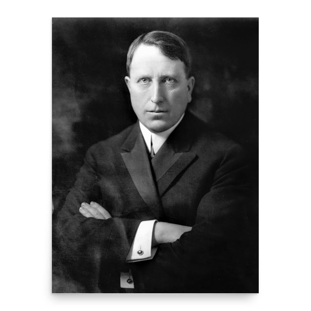 William Randolph Hearst poster print, in size 18x24 inches.