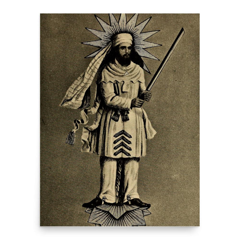 Zoroaster poster print, in size 18x24 inches.