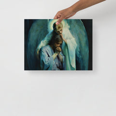 An Agony In The Garden poster on a plain backdrop in size 12x16”.