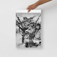A Special Air Service in North Africa poster on a plain backdrop in size 12x18”.