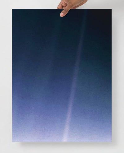 Pale Blue Dot Poster Print - Noveltees