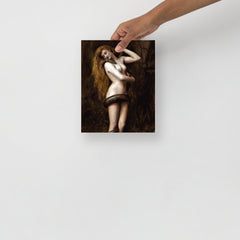 A Lilith by John Collier poster on a plain backdrop in size 8x10”.
